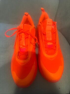 Nike Neon Orange Low-Top Running Sneakers